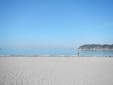 白い砂浜と青い海がみなさんをお待ちしています。