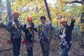 いよいよスタート。森の中をダイナミックに滑り降りる未知の体験をご堪能あれ！