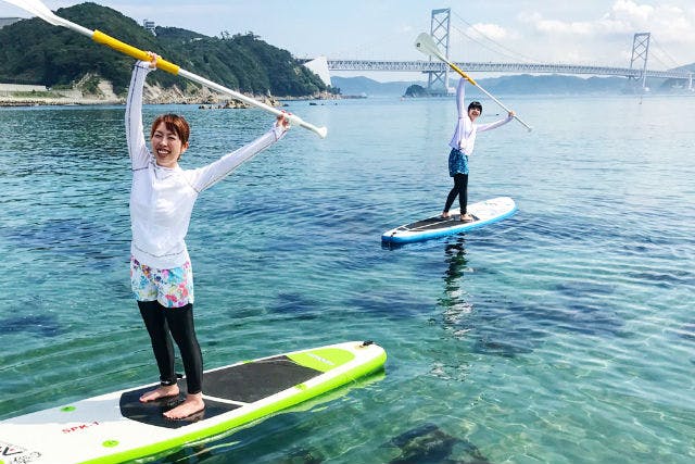 【徳島・SUP】鳴門大橋も見られる！鳴門でSUPに挑戦