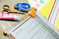 クロパとは、クロップパーティーのこと。スクラップブッキングで、作品つくりを楽しみます。