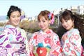 着付けは当店スタッフが行うので、初めての方も安心です！