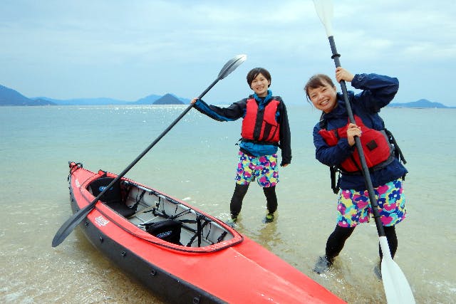 【広島・シーカヤック】半日を満喫＜裏宮島探検ツアー！＞