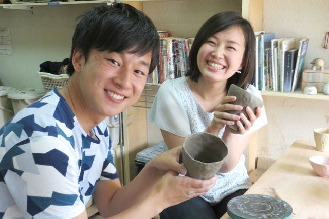 東京・上板橋《カップル陶芸デートプラン》プロ仕様の手動ろくろを使って思い出に残る陶芸デートを！