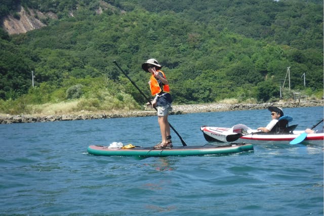 【徳島・鳴門・SUP】初心者も安心の鳴門SUP体験ツアー！砂浜ビーチに上陸！