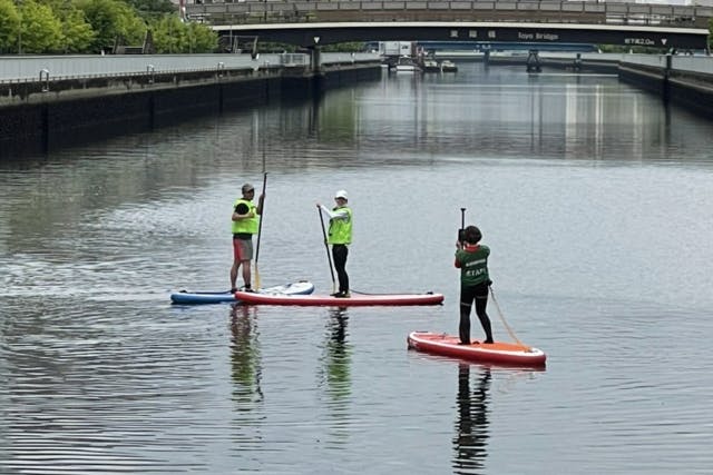 【東京・江東区・SUP】初心者歓迎！汐浜運河でSUP体験！日本スタンドアップパドルボード協会公認スクール