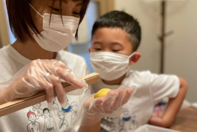 【山口・山口市・日本の伝統文化】菊～ナチュラル和菓子作りと茶道のお気軽和文化体験コース