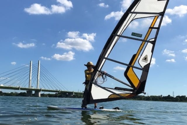 【埼玉・戸田・ウインドサーフィン】 彩湖でウインドサーフィン！1DAYレッスン