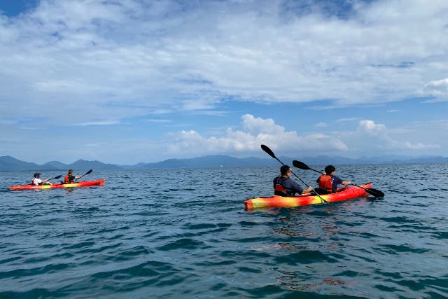 【福島・猪苗代・カヤック】猪苗代湖唯一の島「翁島」をカヤックで周遊！　猪苗代湖上クルージング