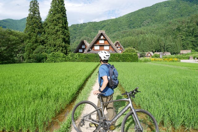 【岐阜・白川郷・E‐バイク】サイクルツアー白川郷☆ぐるっと巡る世界遺産☆