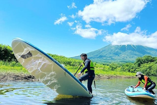 【北海道・ニセコ・SUP】SUPで行く羊蹄山丸見え秘境クルージング